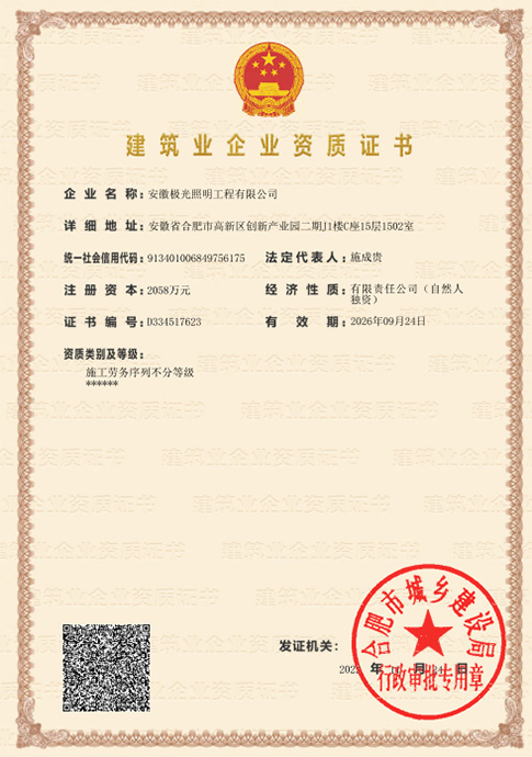 建築業企業資質證書