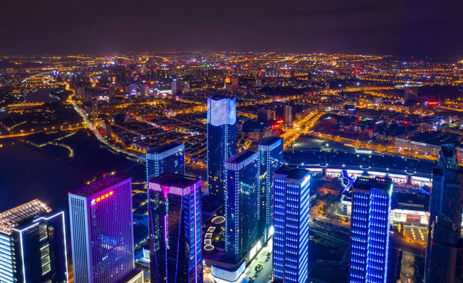 合（hé）肥樓體亮化